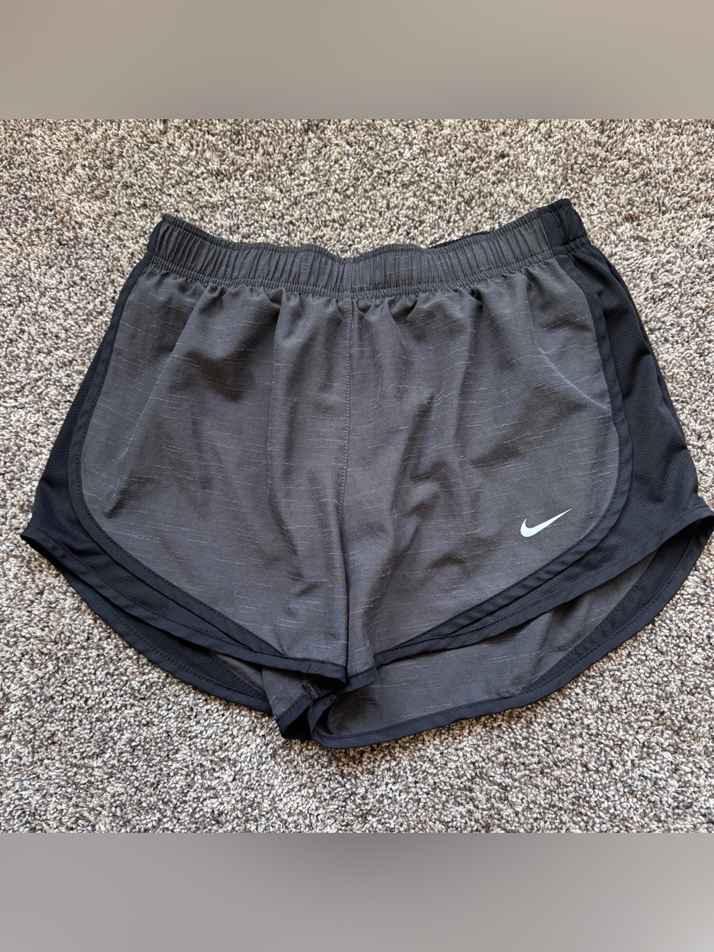 Nike Women’s Black Athletic Shorts with Reflective Swoosh